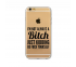Kryt Bitch iPhone 6/6S - biely